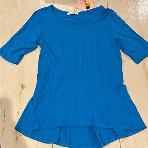 Pinc Vibrant Blue Short Sleeve Top